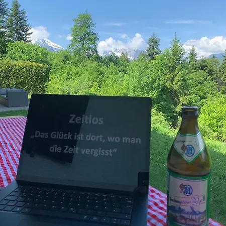 Zeitlos Mit Bergblick 公寓 贝希特斯加登